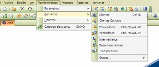 Mantenimientos - Contactos